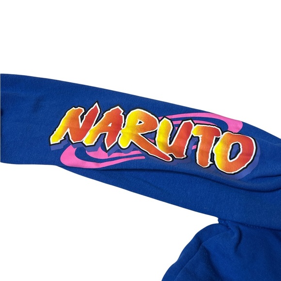 Vintage 2002 Naruto Hoodie XL Blue Anime Viz Media Masashi Kishimoto Licensed - Picture 3 of 10
